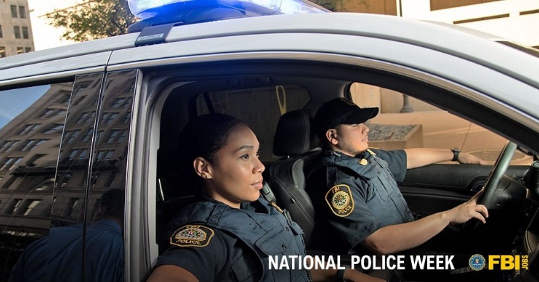 This National Police Week, we honor all law enforcement officers for their bravery. Thank you for your service and unwavering commitment to keeping America safe. #NationalPoliceWeek #LawEnforcement #FBIPolice #ProtectAndServe