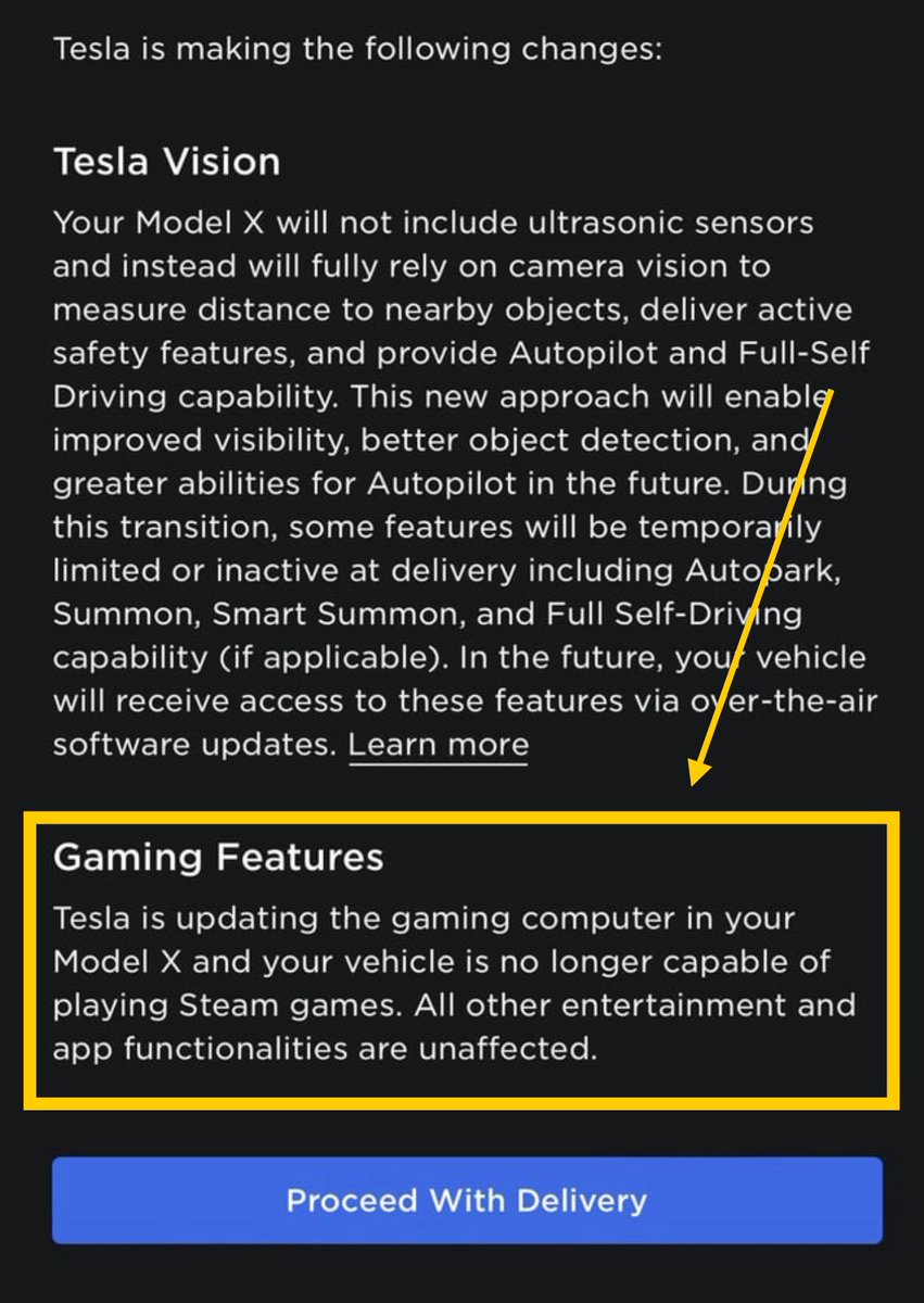 圖 新款特斯拉將不再支援Steam遊玩