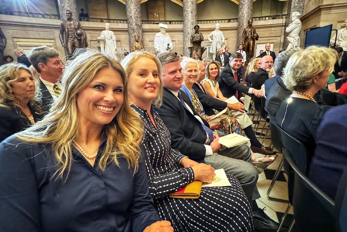 It was an honor to be in the United States Capitol today where my grandfather's statue was unveiled. Each state gets two statues inside the Capitol building and the great state of North Carolina switched one out to put up my grandfather. Now everyone who enters the building for