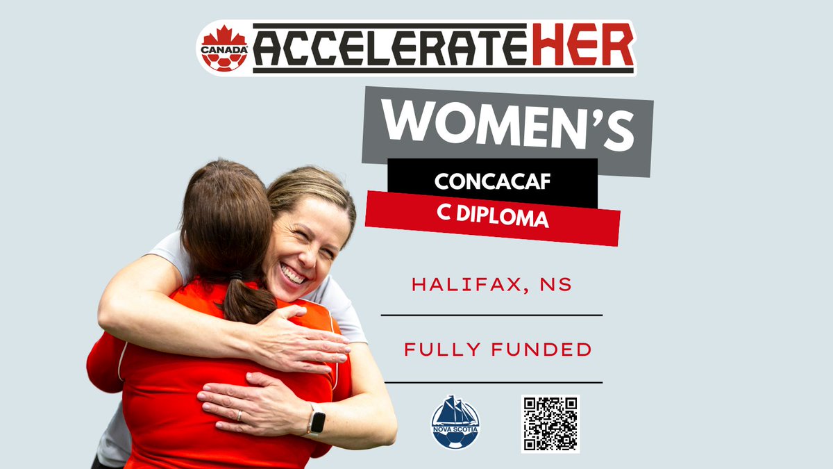 We are proud to continue to reduce barriers for women in coaching by hosting our first ever fully funded, women’s only CONCACAF C Diploma

soccerns.ca/womens-concaca…

#coachlife #coacheducation #cdiploma #soccernovascotia #accelerateher