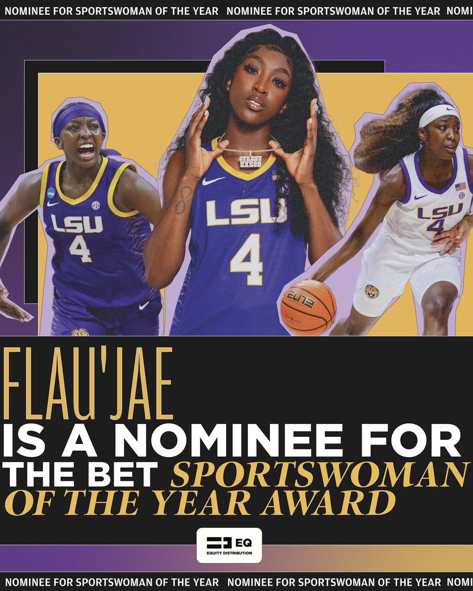 Congratulations to @Flaujae for scoring a @BETAwards nomination for “Sportswoman of the Year”. 👏