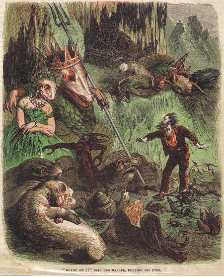 From 'Grimm's Goblins' #illustration by George Cruikshank, 1877 #georgecruikshank #fairytale