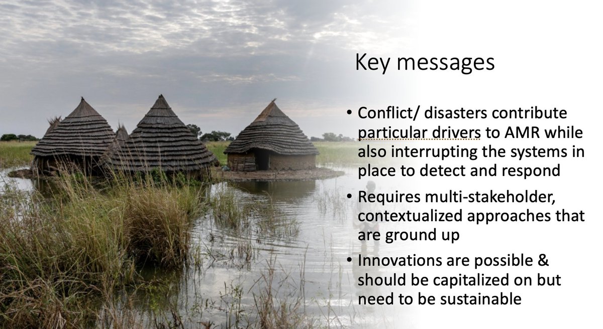 Grateful to @BSACandJAC for the opportunity to present re #AMR in #conflict & #disasters - spoke of @omar_dewachi's work on therapeutic geographies, @DbisAhmad's @ghiaub work on #AMR in #Syria & @MSF's #lab #innovations - #Antibiogo & #minilab #BSACSpring2024 @ImperialInfect