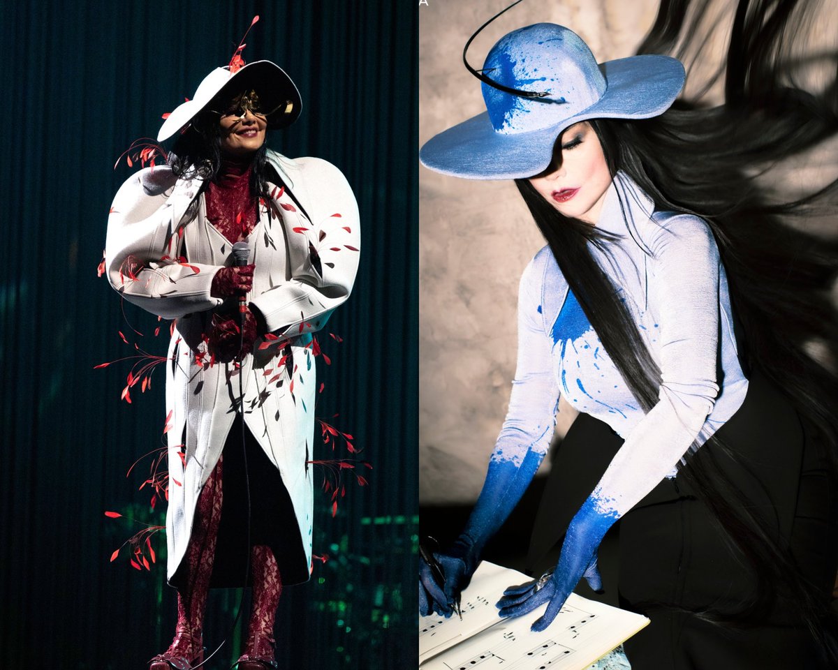 📊 Qual desses dois designers você gostaria de ver Björk usando uma peça de suas coleções na capa do B11? Noir Kei Ninomiya ou Robert Wun?
