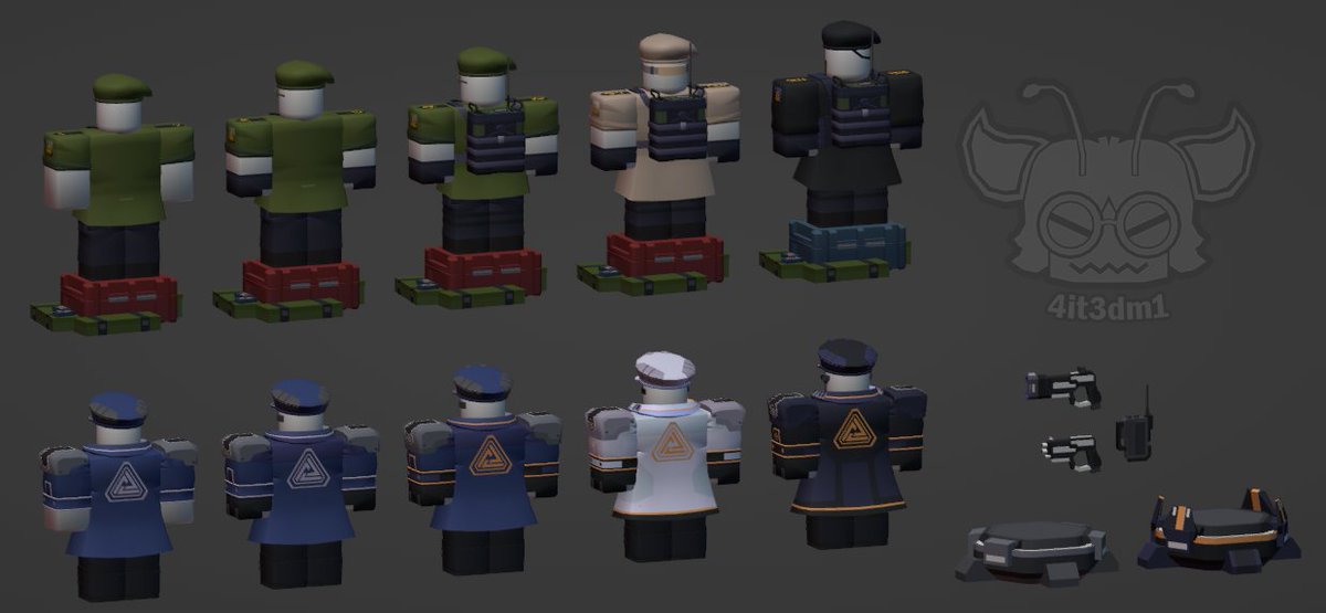TDS General and Galactic Commander skin remake ( I was given opportunity to help remake the skins for commander rework upd. Thx u so much Below!!!!) #towerdefensesimulator #TDS #robloxDev