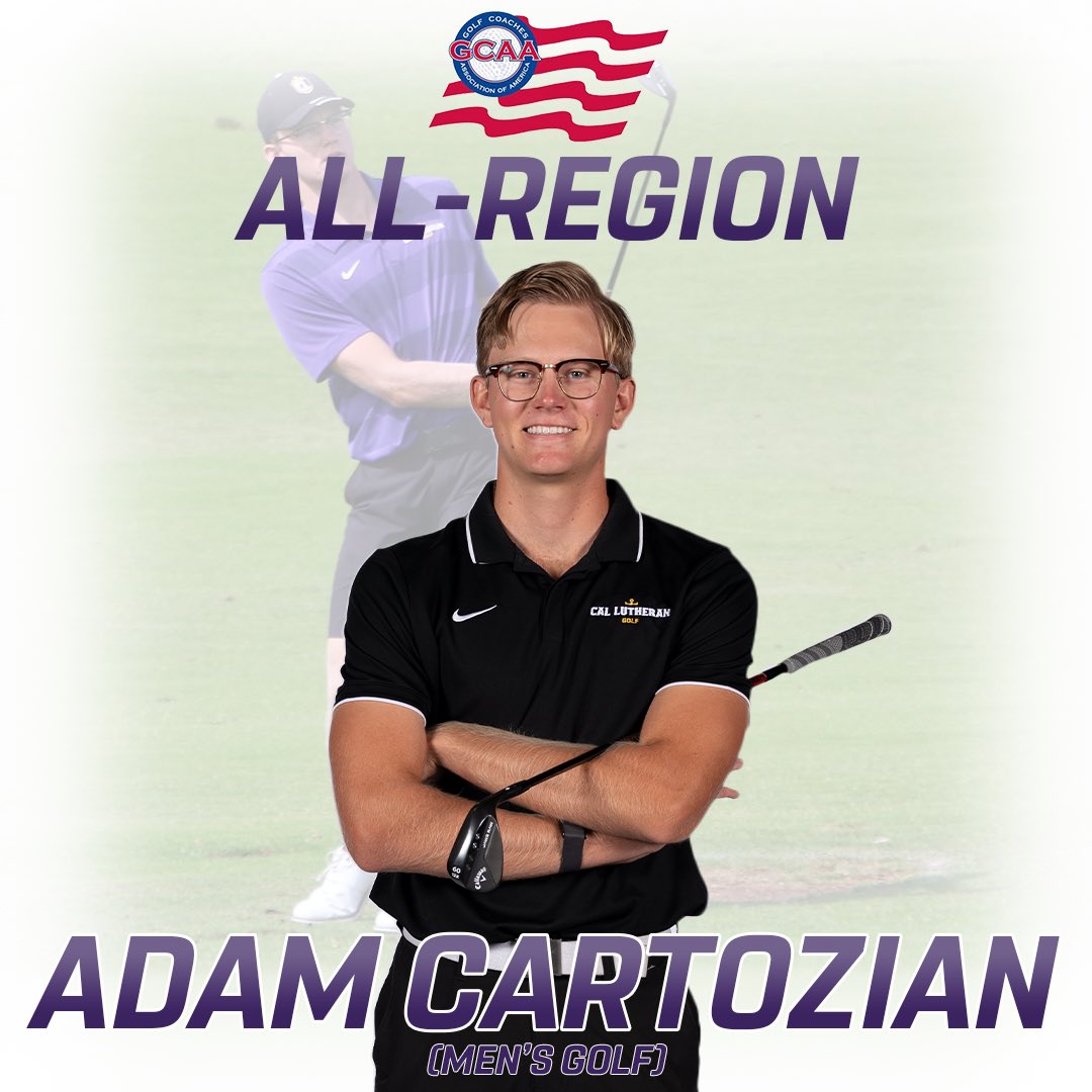 Adam Cartozian was named Ping All-Region to represent Kingsmen Golf! #OwnTheThrone