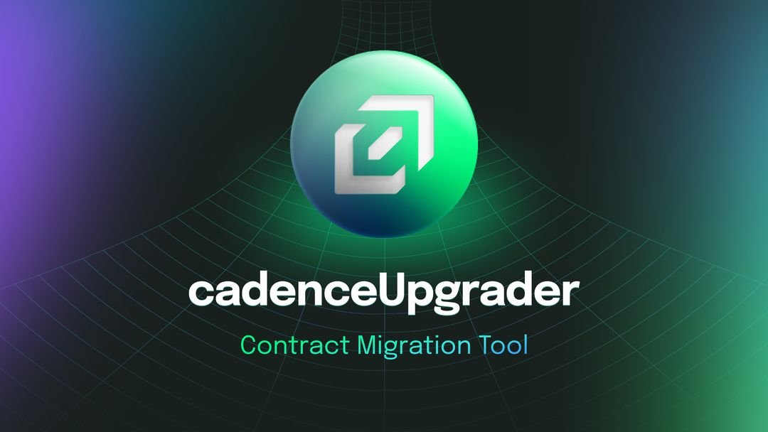 Introducing: cadenceUpgrader 📣 The Crescendo network upgrade is coming to Flow this summer, which includes a massive upgrade to Cadence, the language of Flow 🌊 All developers and teams in the ecosystem need to prepare their smart contracts in advance. Fortunately, this latest