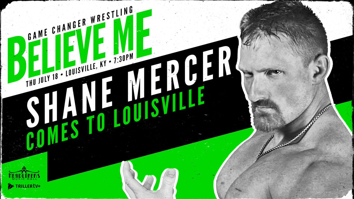 GCW comes to LOUISVILLE for the first time on Thursday, July 18th! Tix on Sale FRIDAY at Noon: etix.com/ticket/p/30021… Just Signed: NICK GAGE COLE RADRICK HOODFOOT SHANE MERCER Plus: EFFY MANCE MYRON REED MANDERS Thurs 7/18 - 730PM Headliners Louisville Watch LIVE on @FiteTV+