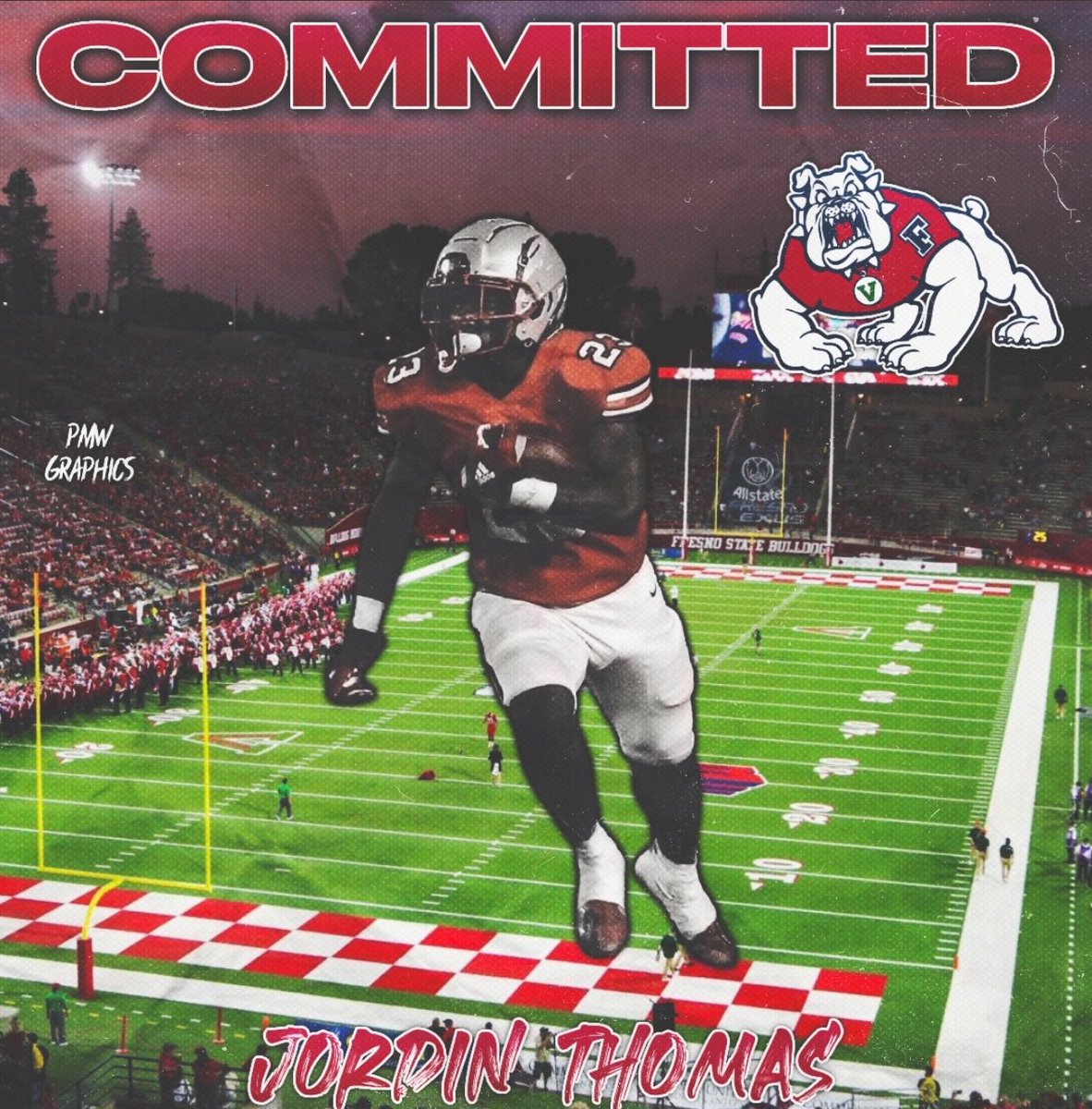 Slice3201's tweet image. Jordin Thomas  Coming Soon! Aka Mr. Touchdown! Class of 2025 @pmwgraphics