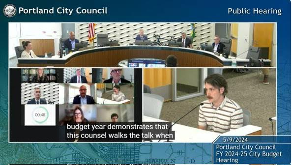 I’m proud that Council unanimously supported a budget amendment I brought with @DanRyanPDX yesterday restoring staffing levels for the City’s LGBTQIA2S+ program. Thanks to all who advocated and Cascade AIDS Project and Basic Rights Oregon for showing up to testify on why this