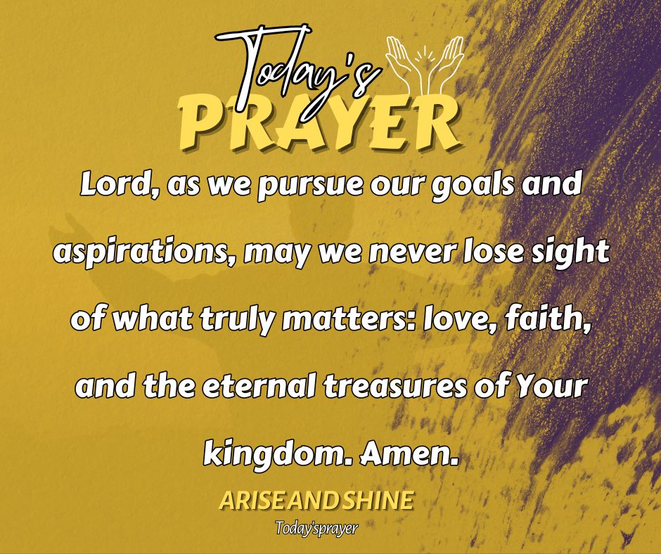 #TodaysPrayer #AriseAndShine #YearOfPrayer #God #prayer #100k #foryou #trend #worship #fyp #Amen #Jesus #Christiantiktok #Fridayprayer