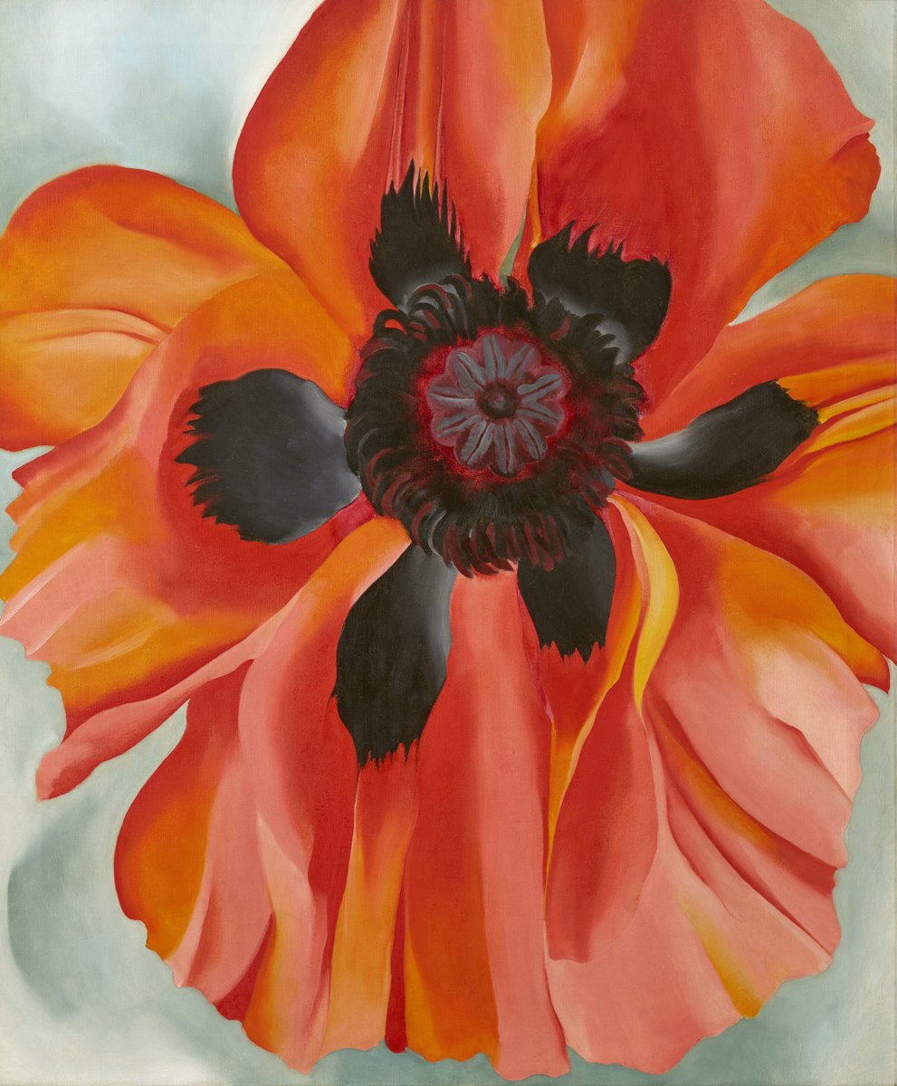 Georgia O'Keeffe's sensational, monumental 'Red Poppy' is one of the most striking examples of her favorite subject. This work has sold for $16,510,000 exceeding the high estimate to enthusiastic bidding during the #20thCenturyEveningSale