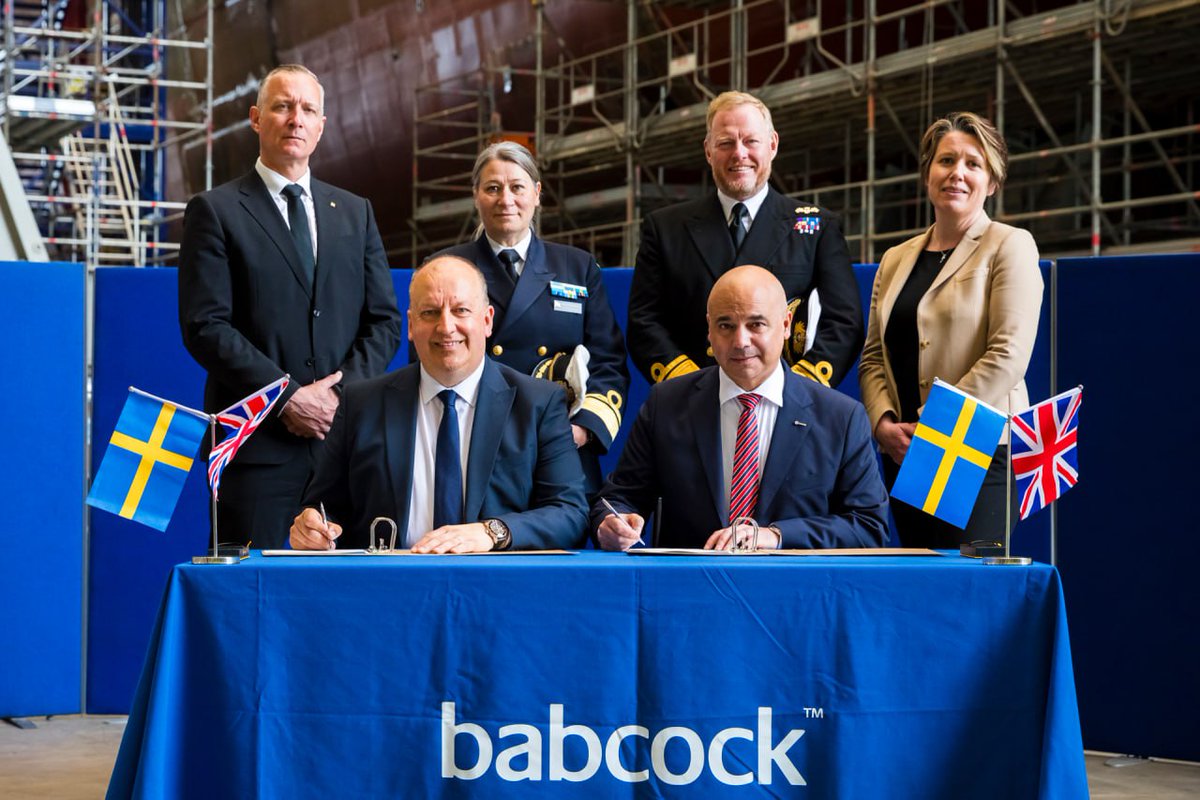 🇬🇧🇸🇪 Babcock.plc ha sido seleccionado por Saab para apoyar el diseño del nuevo buque de combate de superficie clase Luleå de la Armada sueca.