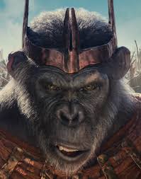 La nueva película del planeta de los simios, 'un nuevo reino' basada en Petro, El villano, es un tirano llamado Proximus César, es un chimpancé tirano que lidera un clan de simios, como Petro. Es despiadado, ambicioso, y busca expandir su poder a toda costa. #AsiVaElCambio