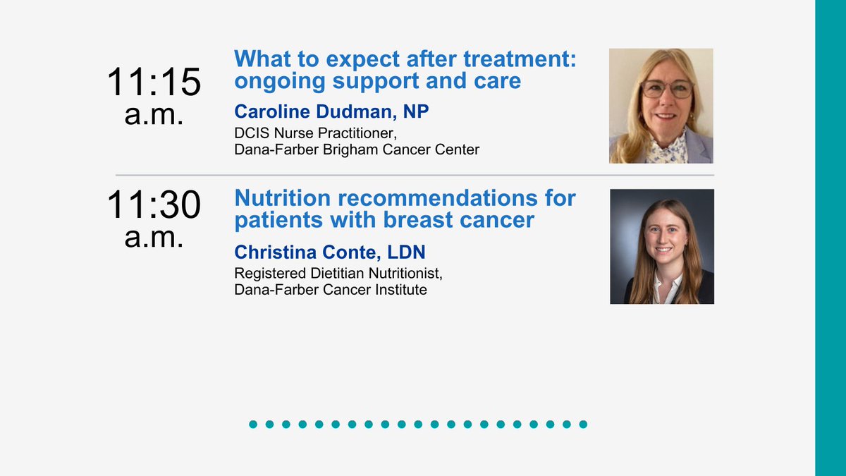 Dana-Farber’s Breast Oncology Center (@dfci_breastonc) on Twitter photo ⏰Reminder: The 2nd Annual #DCIS Patient Forum will be held virtually this Saturday, May 18th at 9 am!
Register today and join us👇redcap.partners.org/redcap/surveys…
<a href="/EMittendorfMD/">Dr. E Mittendorf</a> <a href="/SchnittStuart/">Stuart Schnitt</a> <a href="/jenniferbellon2/">jennifer bellon</a>
<a href="/DrBBychkovsky/">Brittany Bychkovsky, MD</a> <a href="/TariKingMD/">Tari King MD</a> <a href="/exercise_cancer/">Nancy Campbell</a> <a href="/DanaFarber/">Dana-Farber</a> <a href="/DanaFarberNews/">Dana-Farber News</a> ⏰Reminder: The 2nd Annual #DCIS Patient Forum will be held virtually this Saturday, May 18th at 9 am!
Register today and join us👇redcap.partners.org/redcap/surveys…
<a href="/EMittendorfMD/">Dr. E Mittendorf</a> <a href="/SchnittStuart/">Stuart Schnitt</a> <a href="/jenniferbellon2/">jennifer bellon</a>
<a href="/DrBBychkovsky/">Brittany Bychkovsky, MD</a> <a href="/TariKingMD/">Tari King MD</a> <a href="/exercise_cancer/">Nancy Campbell</a> <a href="/DanaFarber/">Dana-Farber</a> <a href="/DanaFarberNews/">Dana-Farber News</a>