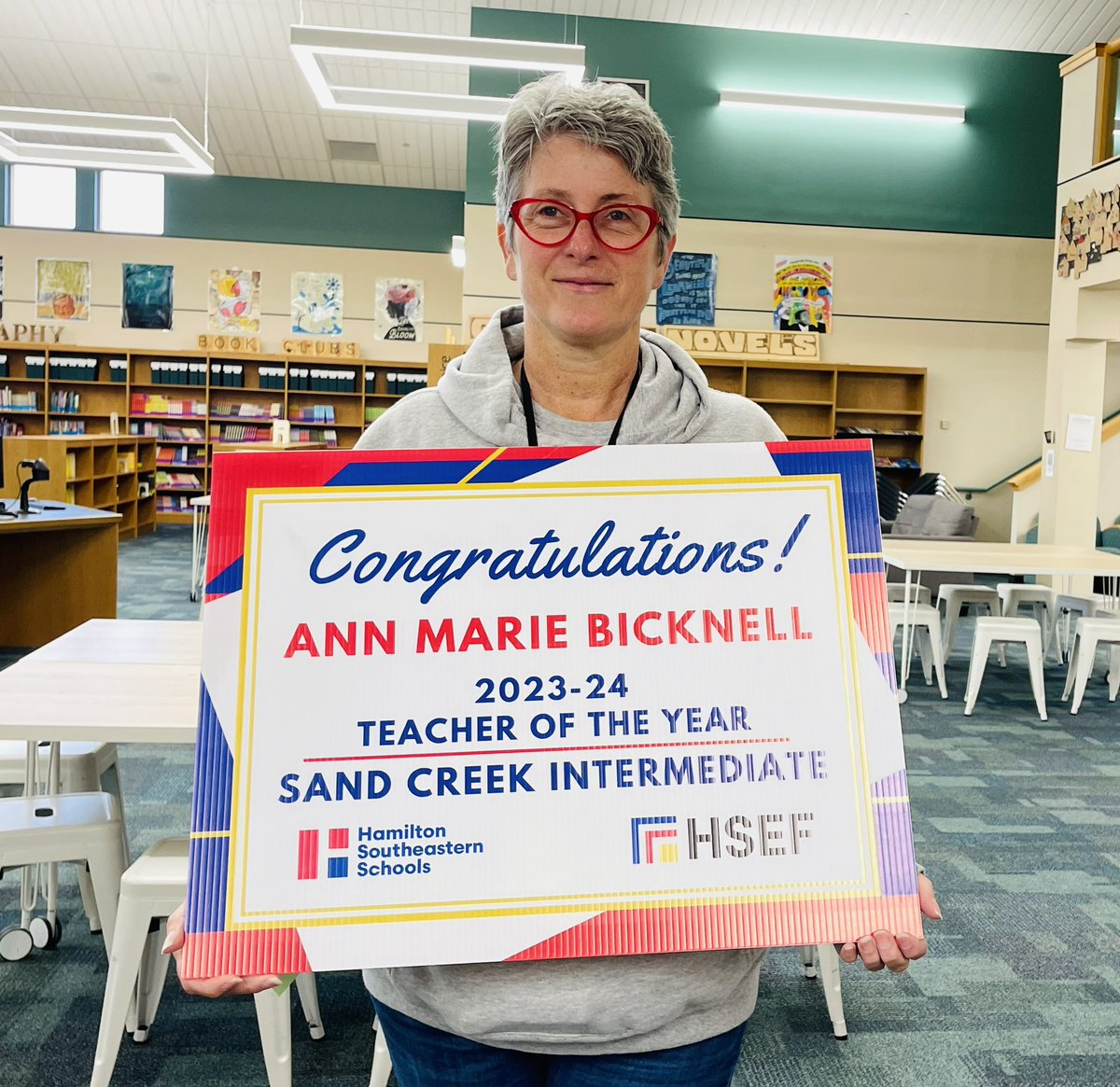 MichelleBunnell's tweet image. Congratulations to the @SandCreekInt TOY Ann Marie Bicknell and our Honor and Excellence winner Lanny Duke!  Special shout out to Cheryl Gruber for being our SCI winner. You are our champions!