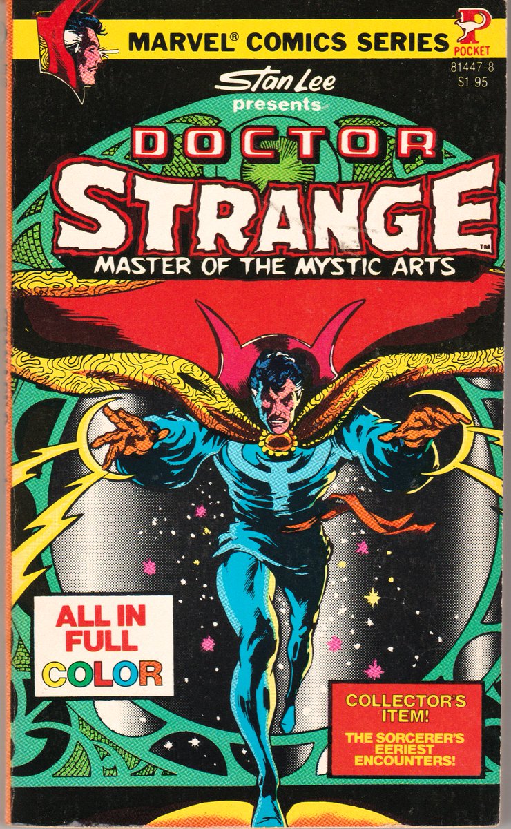 The Master of the Mystic Arts Pocket Book full of early Marvel magic by #StanLee and #SteveDitko.  #DoctorStrange #comics #comicbook