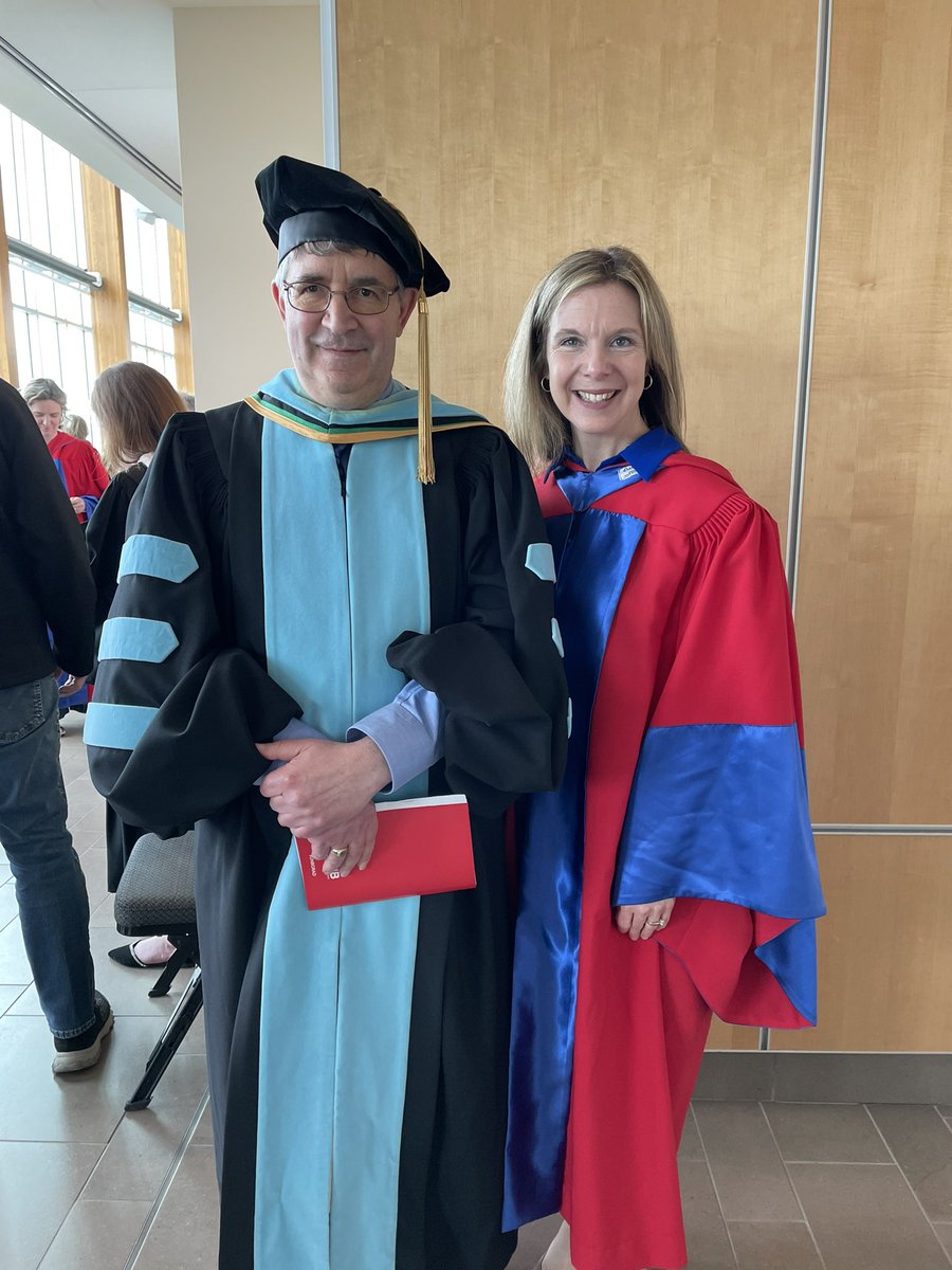 Proud of my most recent PhD graduate, Dr. Amy MacArthur, who graduated today @UNBFredericton with her PhD in Interdisciplinary Studies! @benkuts