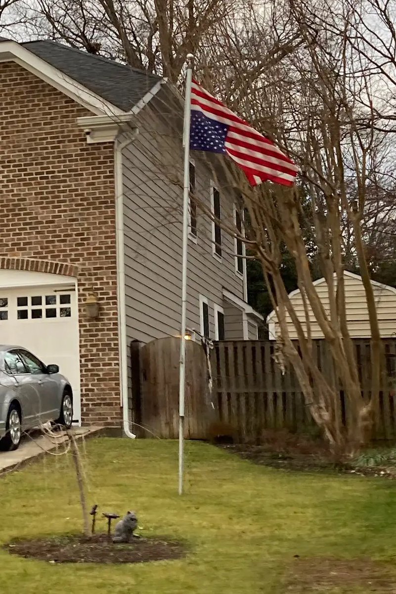 Mrs. Alito was so stealthy in concealing this from her husband that he somehow managed not to see it for at least “several days” despite the flag being visibly inescapable at all points of entry to his house. She must be pretty sneaky!