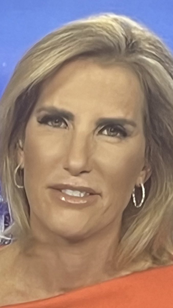 spenzari's tweet photo. Why can’t Laura Ingram close her mouth? It’s so distracting. #helpLauraclosehermouth https://t.co/PGgojCmOzd