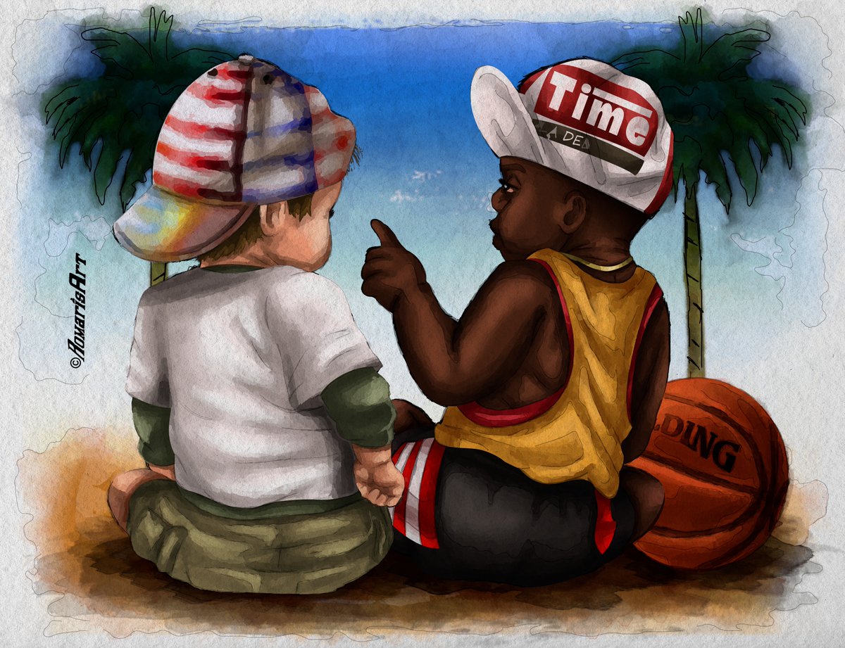 #art #artwork #artlife #artgallery #artinfo #artnews #watercolor #painting #fanart #illustration #whitemencantjump #basketball #sports #movies #90s #billyhoyle #sidneydeane #babies