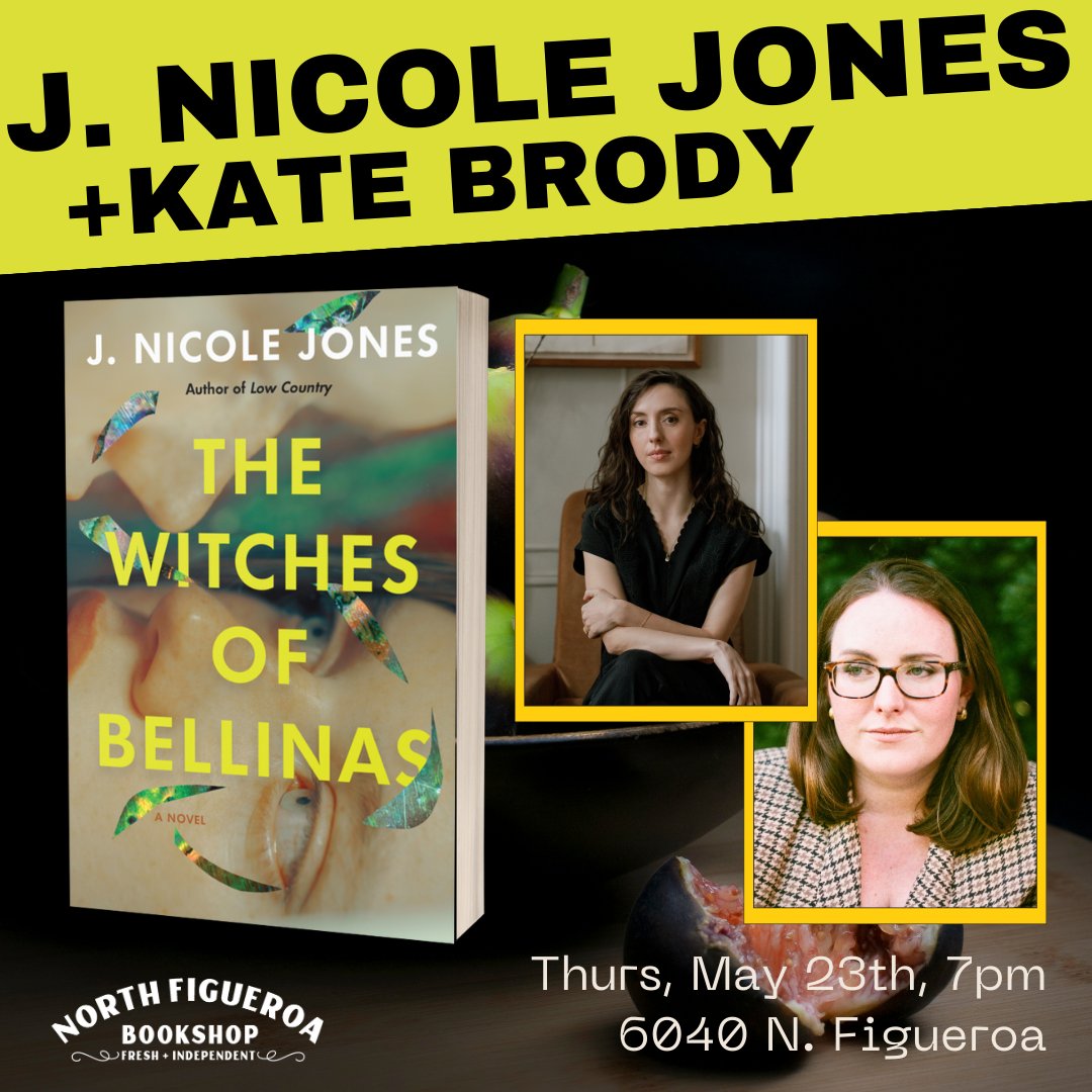 LA readers/writers, bring your crystals to N. Fig next week! I’ll be chatting with the brilliant Nicole Jones whose witchy BELLINAS is a “California Gothic” and a gorgeously written cult horror novel.