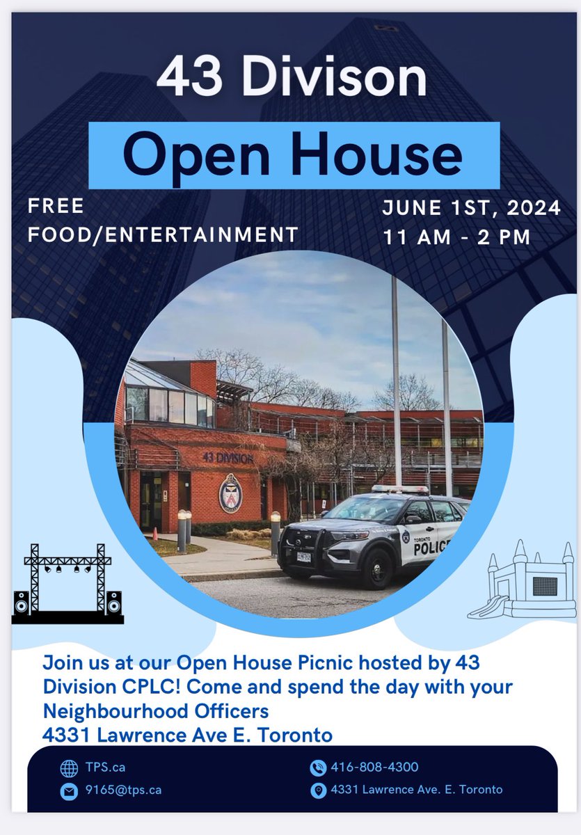 June 1st is our annual 43 Division ‘Open House’. Drop in anytime between 11am-2pm! Look forward to seeing you!
<a href="/TPSRydzik/">Dave Rydzik</a> <a href="/TPS43Div/">43 Division</a>