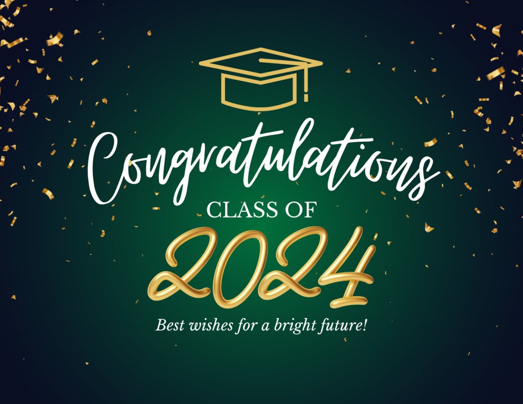 Tonight's the Night!! Congratulations to the Class of 2024 8th Grade  Graduation is set for 7:00 pm Best wishes for a bright future!, image size:1024x791