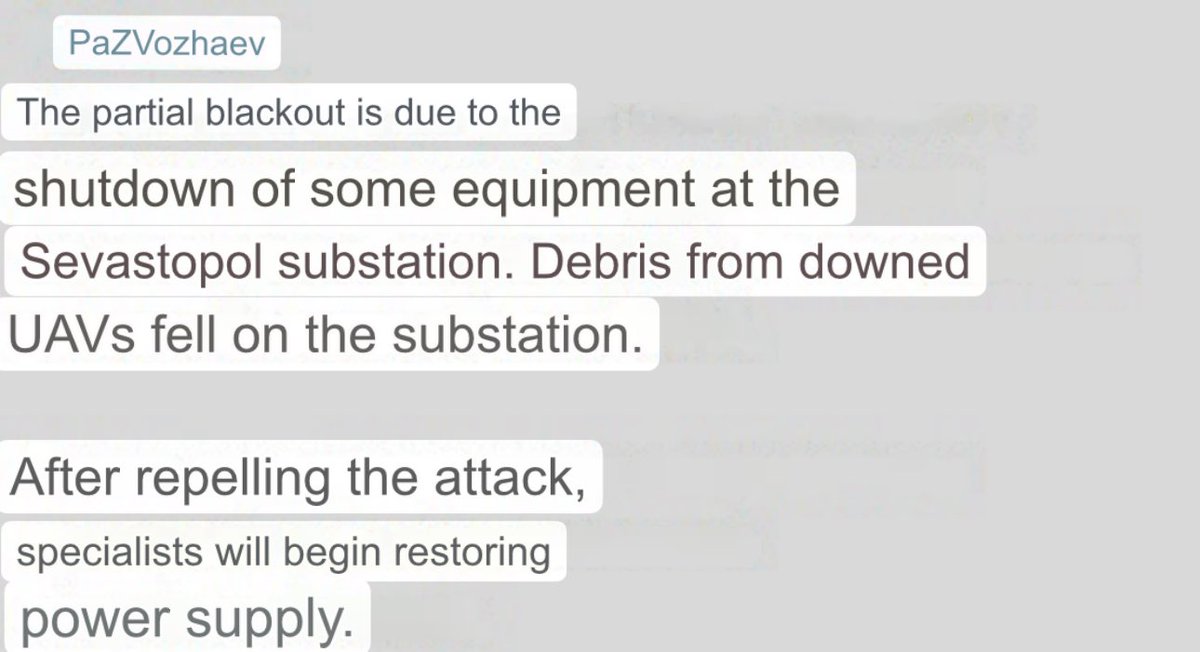 @wartranslated Hilarious 🤣
“Debris fell” on electrical substation 😉🤣