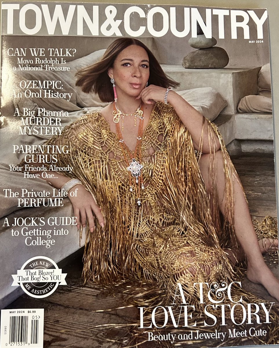 Finally got a story on the cover of a magazine with @MayaRudolph.