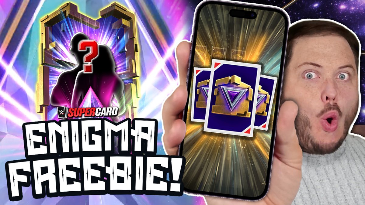 Enigma Tier dropped yesterday and it was an Eventful Day One! Which is why this is a Late Night Upload 👀 Infact, I Pulled 12 Enigma Cards in under 12 Minutes... without spending a Penny! How and What?! LINK➡️ youtube.com/watch?v=7X88Xl… #WWESuperCard #WWE