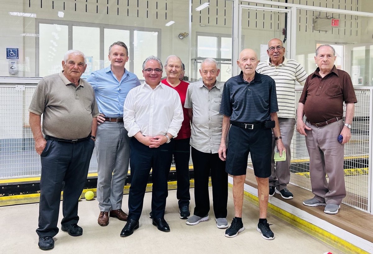 They know their bocce & they know their politics at the West Woodbridge Seniors Club in Vaughan.

A number of seniors are lonely or are concerned about their friends & neighbours. The New Horizons for Seniors program brings them together and it’s one of the proudest things we do.