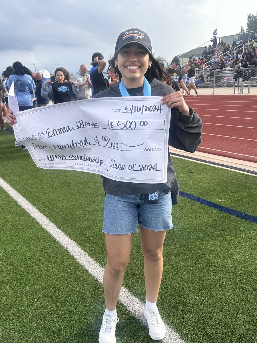 Congratulations on receiving Academic Athlete of the year and the HPSA scholarship!! We are proud of you! <a href="/EmFlo6/">Emma Flores</a>