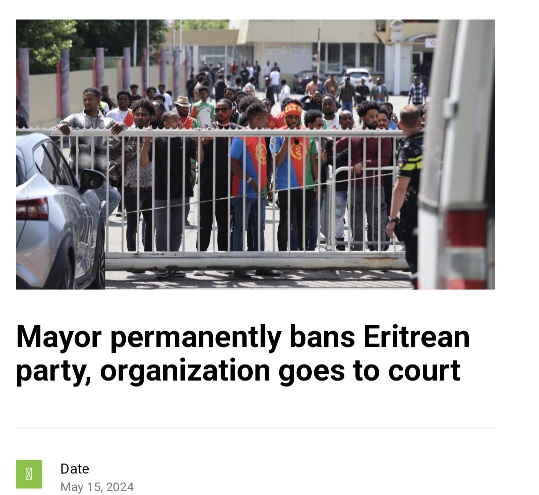 Uncertainties about #Eritrea'n Dictator's Festivities shocks the Dictator Supporters' in #Europe. That uncertainty is extremely heightened by the recent MURDER of an #Eritrea'n Pro-Juatice Youth in #TelAviv, #Israel and the fears of reprisal elsewhere. #Netherlands says NO!