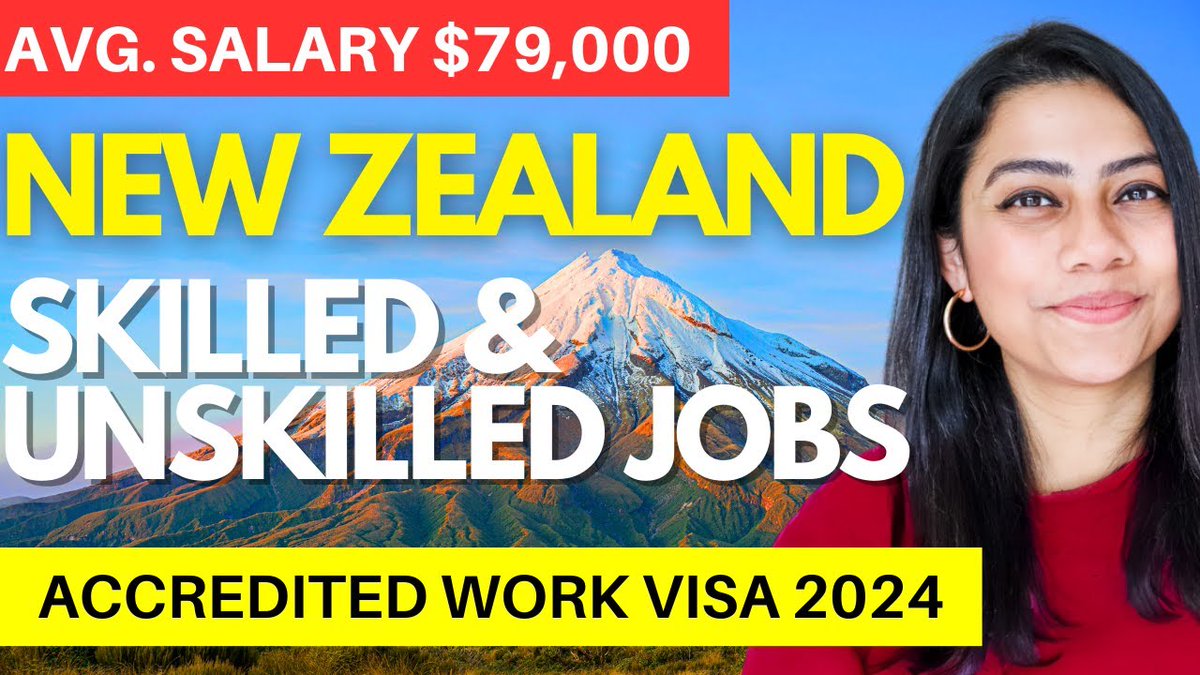 Unveiling Skilled and Unskilled Job Opportunities in New Zealand
APPLY NOW: bit.ly/4aqreb2
#CAREERADVICE #EMPLOYMENT #IMMIGRATION #JOBHUNTING #JOBOPPORTUNITIES #JOBS #LABOURMARKET #NEWZEALAND #SKILLEDJOBS #SKILLEDMIGRATION #UNSKILLEDJOBS #WORK #WORKFORCE