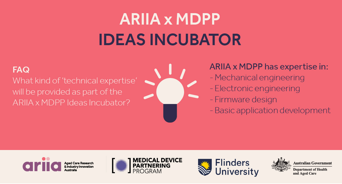 The ARIIA x MDPP Ideas Incubator provides 250 hours of expertise in fields such as mechanical and electronics engineering, firmware design, and basic application development. To find out more: 👉 Read the FAQs: zurl.co/faBY 👉 Send an email: acpp@ariia.org.au