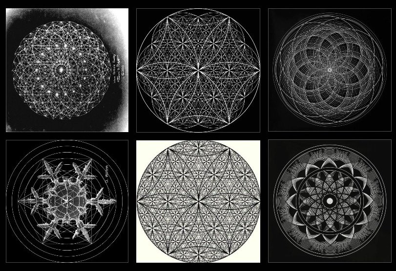 Pinterest has an intensely beautiful geometry section. Like wandering through a museum of breathtaking pieces that only the subconscious Sol can hear. Geometries are images worth 1000s of words, indeed. Rumi knew when he said, 'There is a voice that does not use words. Listen.'