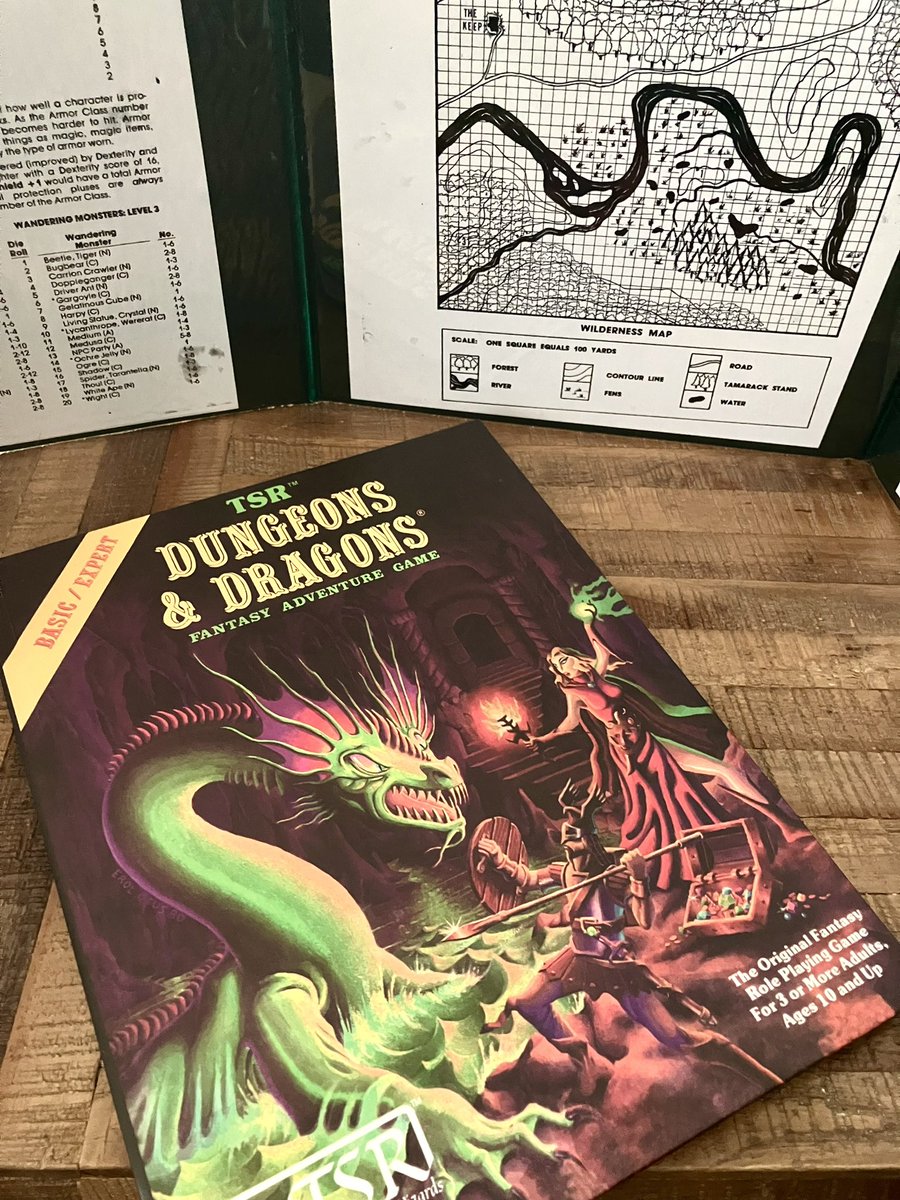 I know it’s only Thursday, but I’m already getting excited for the weekend!
Where are your adventures taking you this weekend?
#gamingwithfriends #ttrpg #dnd #rpg #tsr #osr #1980s #originalgrognard #dungeonmaster #bxdnd