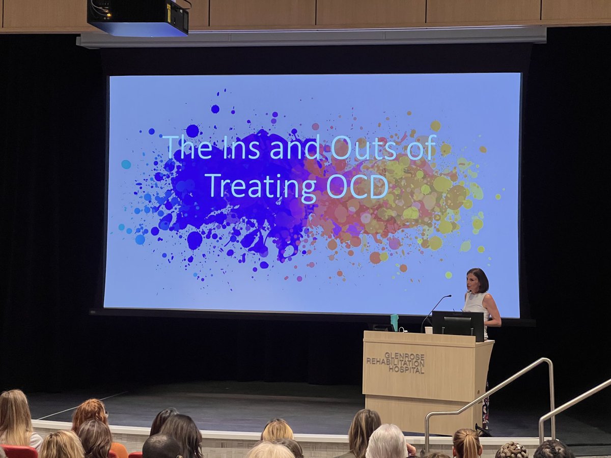 Today Dr Cheryl Gilbert MacLeod and I had the pleasure of teaching Edmonton based mental health therapists about OCD and TS. Thank you Edmonton for being such a great audience!