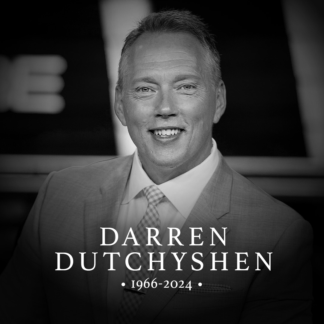 We join our sports community in mourning the loss of broadcasting legend, Darren Dutchyshen. His impact will be remembered forever. Our hearts go out to his family and friends during this difficult time 💙