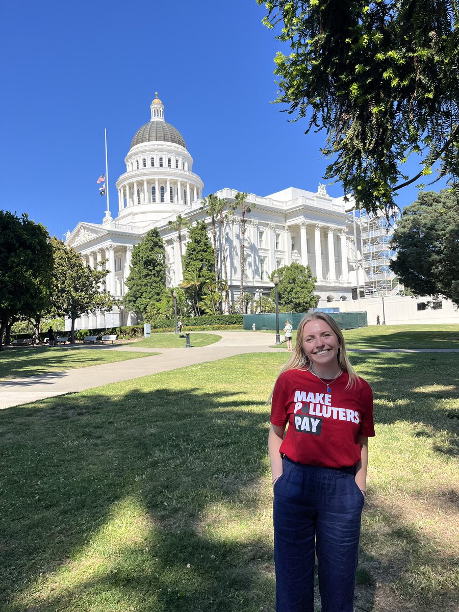 katiebnelson_'s tweet photo. A tale of 30ish hours in Sacramento! ⭐️

What an amazing day at the Capitol asking the #CALeg to support a series of bills to #MakePollutersPay and protect everyday Californians from oil and gas… a day made even better by ALL bills making it out of Appropriations. 

WAHOOOO! 👏🏼 https://t.co/MYWa1iSYnV