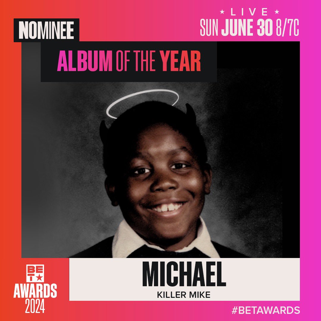 honored for the nomination, let me just very clear I don’t want NO SMOKE at this awards show 🤣🤣🤣☺️ @BETAwards ☦️ #MICHAEL