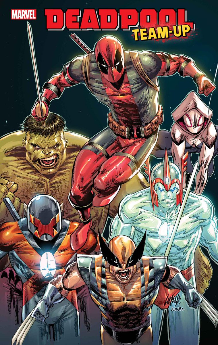 ROB LIEFELD'S FINAL DEADPOOL EPIC TEAMS WADE WILSON UP WITH AN ECLECTIC GROUP OF MARVEL STARS! @marvel @robertliefeld @Deadpool #marvel #deadpool tinyurl.com/ywewvudj