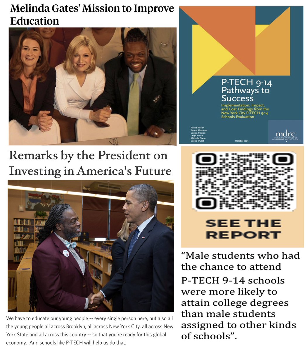 #weareptech #skillsbuild #skillsfirst #skills2030 @melindagates @BarackObama @MDRC_News P-TECH 9-14 Evaluation mdrc.org/work/projects/… @rashidfdavis #education #innovation #earlycollege #dualenrollment #cte #stem #highered