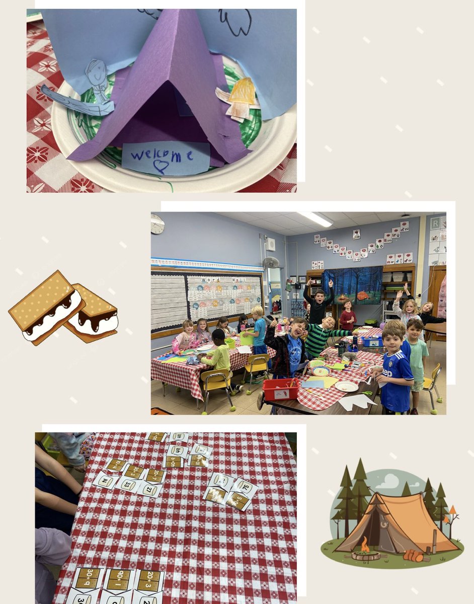 Hunter’Rose Zink (@mrs_zink) on Twitter photo C is for Camping 🏕️
Today we completed fun activities in honor of our A to Z countdown! We built our own tents, solved math s’mores and read camp stories! <a href="/NavesinkSchool/">Navesink School</a> <a href="/MrJesseHerbert/">Jesse Herbert</a> <a href="/MTPSpride/">Middletown Township Public Schools</a> C is for Camping 🏕️
Today we completed fun activities in honor of our A to Z countdown! We built our own tents, solved math s’mores and read camp stories! <a href="/NavesinkSchool/">Navesink School</a> <a href="/MrJesseHerbert/">Jesse Herbert</a> <a href="/MTPSpride/">Middletown Township Public Schools</a>