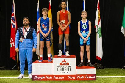 'He wants to prove that keeping kes (unshorn hair) is not a barrier towards achieving in wrestling. He wants to represent in the Olympics' A HUGE congratulations to 12-year-old Samarpartap Singh of Delta (BC) for becoming Canadian freestyle wrestling 41kg champion last month!