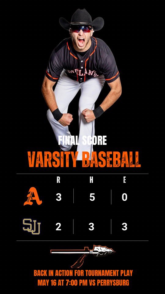 For the first time since 2012 the Arrows are Sectional Champions! Arrows improve to 18-6 on the year and will take on Perrysburg at Carter Park next Wednesday in the District Semi-Finals! #GoArrows

<a href="/ArrowsAD/">Jason Goings</a> <a href="/paramoc/">steve paramore</a> <a href="/packardj/">Josh Packard</a>