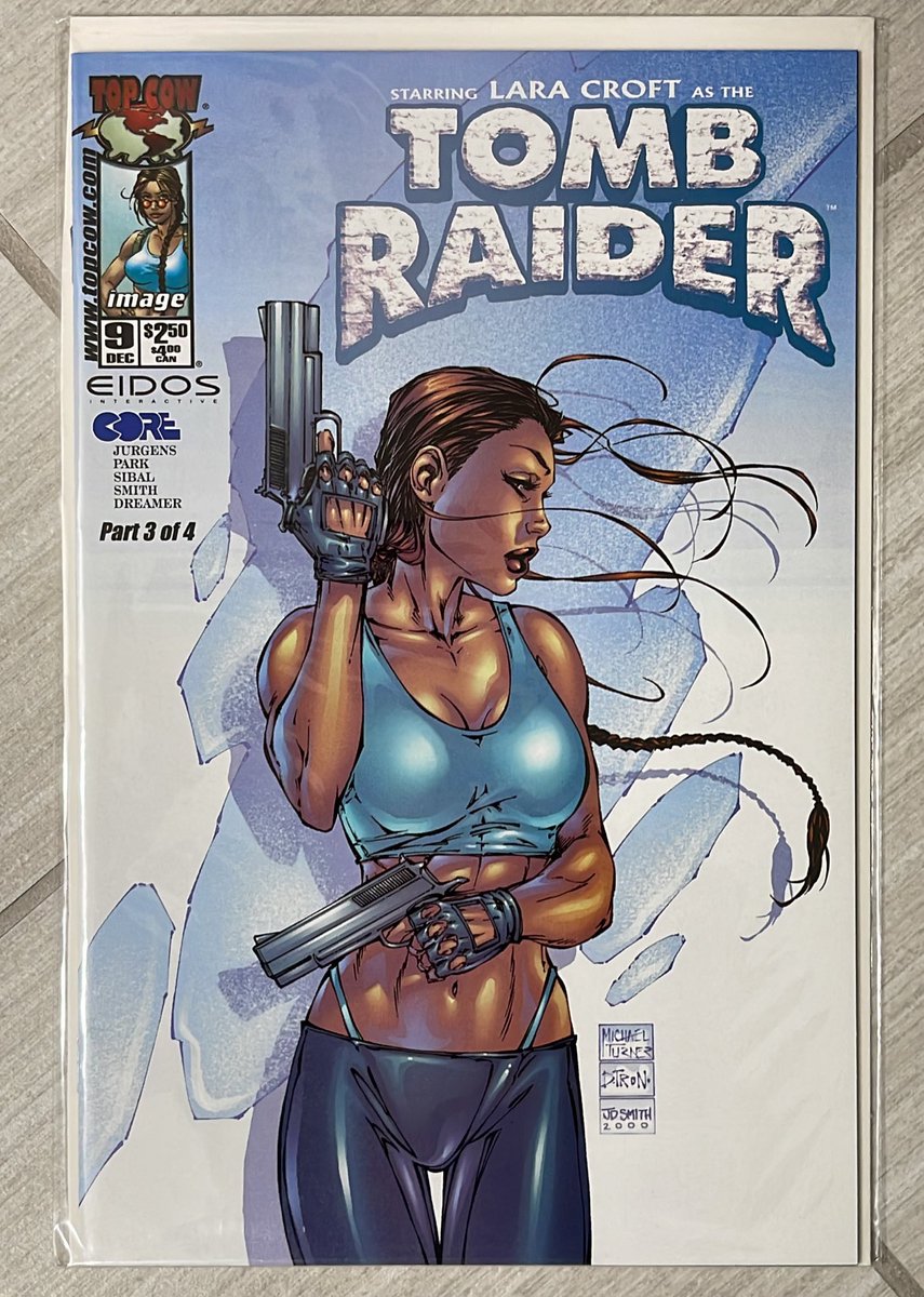 And finally tonight, this gorgeous variant cover to Tomb Raider #9 by the late, great Michael Turner, D-Tron, and JD Smith… @TopCow #topcow #MichaelTurner #TombRaider #LaraCroft #comics