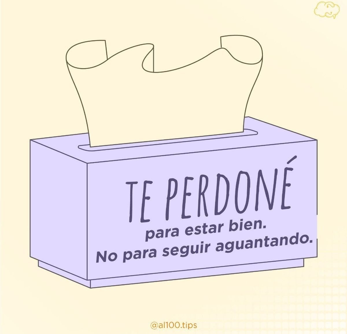 Te perdoné para estar bien 🤍