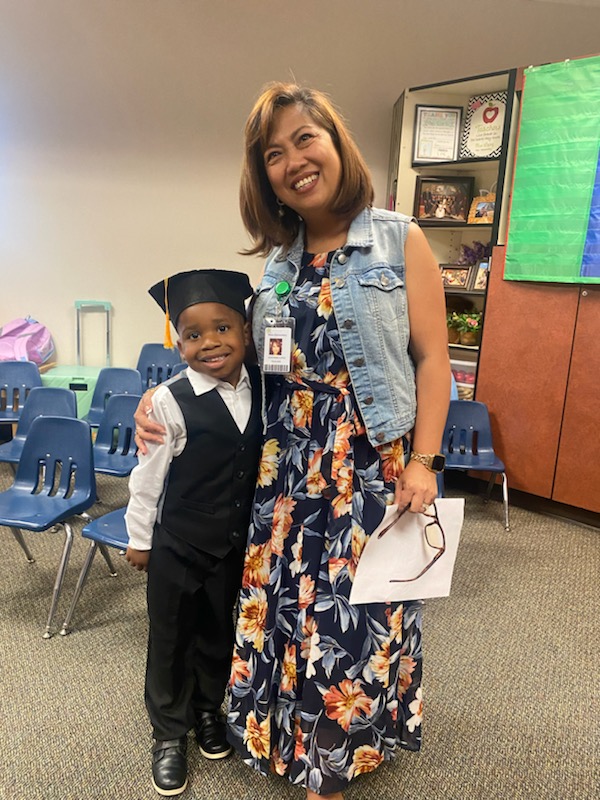 MsLDMac's tweet image. I had so much joy in my heart to see my grandson at our PK Ceremony today. ❤️ #MrCongenialityAward #ReadyForKinder #ReesPreK